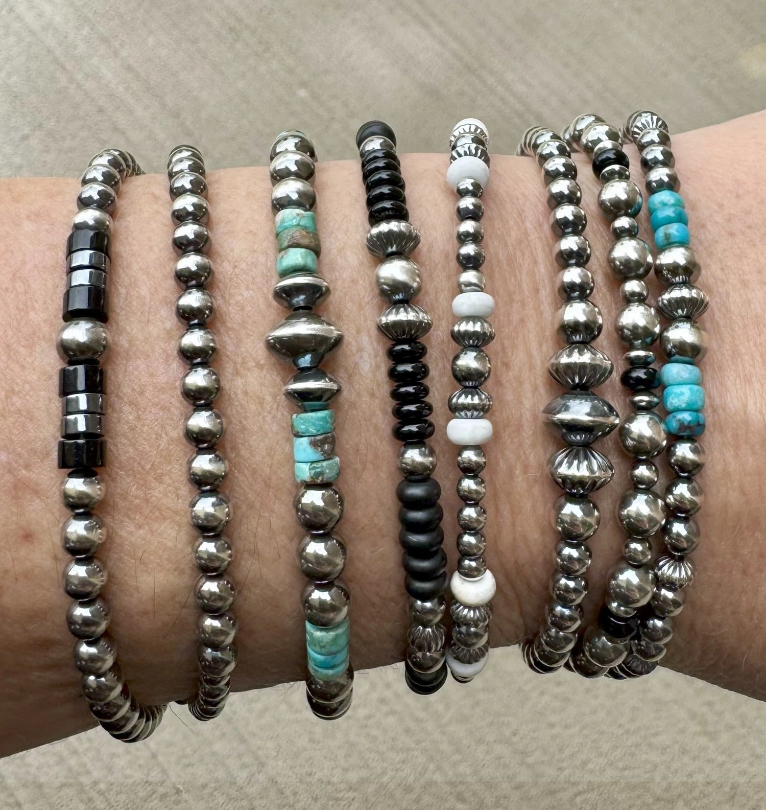 Bracelets - Navajo Pearl