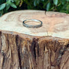 Hammered Sterling Silver Ring • Ripple Stacker Band • Hand‑Forged Minimalist Jewelry