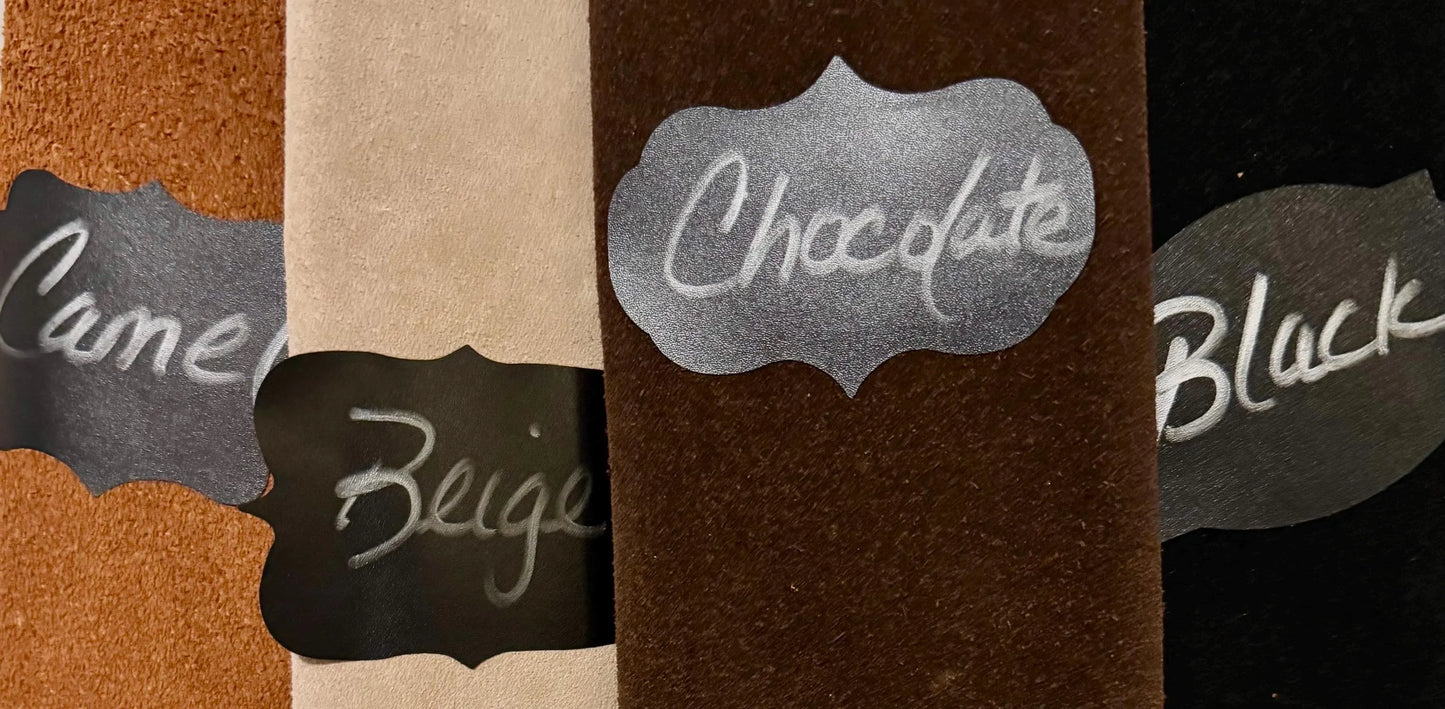 Chevron Chain Leather Earrings - Sterling Silver Boho Chic Accessories