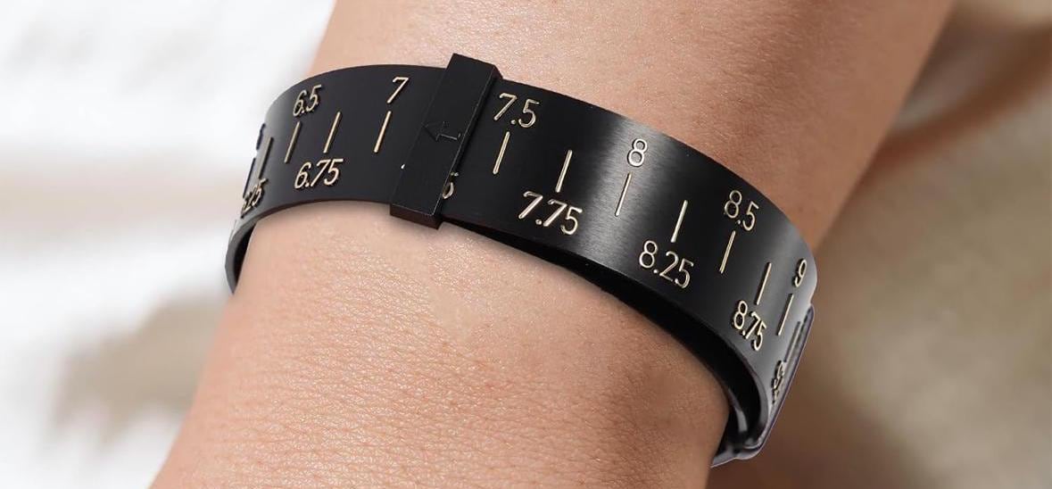 Bracelet Sizer, bracelet gauge, adjustable wrist sizing tool, wrist ruler- 5-10 US