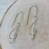 Sterling Silver Treble Clef Dangle Earrings – Unique Seamless Design (20g or 18g Option)