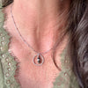Sterling Silver Satellite Chain Necklace with Navajo Pearls Pendant