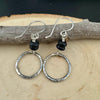 Modern Artisan Onyx Sterling Silver Earrings - Handmade Gemstone Jewelry