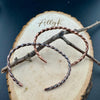 Handmade Copper Twisted Wire Cuff Bracelet - Artisan Unique Design, Oxidized or Shiny Finish