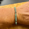 Turquoise Sterling Silver Bracelet | Elegant Gemstone Bracelet Gift
