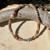 Picasso Red Creek Jasper Bracelet – Sterling Silver Gemstone Beaded Bracelet | Stackable Artisan Jewelry