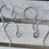 Handmade Sterling Silver French Hook Ear Wires – 20 Gauge, Shiny or Oxidized