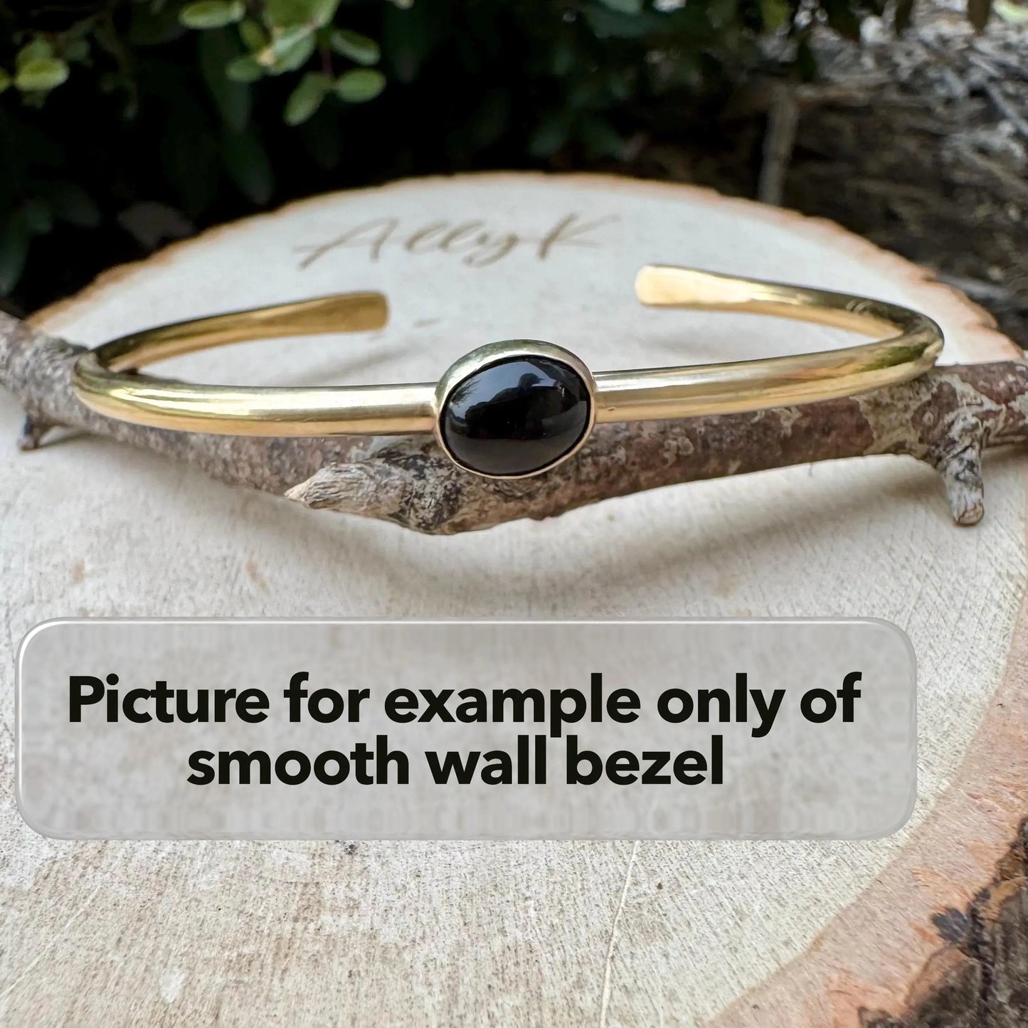 White Buffalo Turquoise Bezel Brass Bracelet – Handmade Adjustable Cuff Jewelry