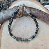 Black Silver Hematite & Onyx Bracelet – Unisex Elegant Unique Sterling Jewelry