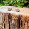 Sterling Silver Arrowhead Studs • Oxidized Western Earrings • Minimal Everyday Posts