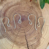 20g 14k Gold‑Filled French Hook Ear Wires • 3/4 or 1 Inch • Hand‑Forged