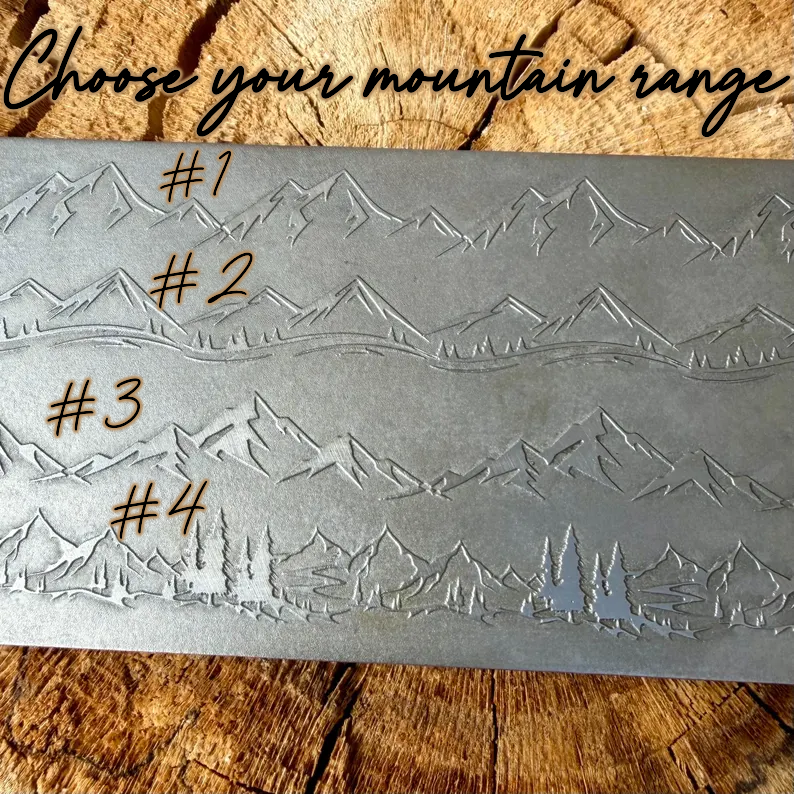 Rustic Mountains Copper Cuff • Hand‑Forged Raw Copper Bracelet