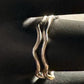 Wave sterling silver rings / wave ring / stacking rings