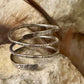 Bypass textured triple coil ring thin wire / thumb ring / coil ring / 16g bypass ring