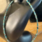 Turquoise sterling silver dainty ankle bracelet / ankle bracelet