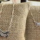 Sterling silver butterfly charm necklace / connector pendant necklace / personalized necklace