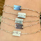 Sterling Silver Bracelet with charm, Personalized Connector Bracelet, Charm Bracelet, Custom Jewelry, Personalized Custom Bracelet, Gift