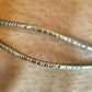 Split center sterling silver hammered cuff bracelet