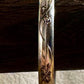Flower and vine sterling silver cuff bracelet