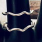 Wave sterling silver rings / wave ring / stacking rings