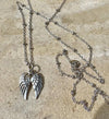 Angel wings pendant / charm necklace