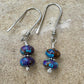 Spotted Mohave Purple Turquoise Earrings, Turquoise Jewelry, Gemstone Earrings, Purple Stone Earrings, Gift For Her