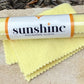 Large Sunshine jewelry polishing / cleaning cloth