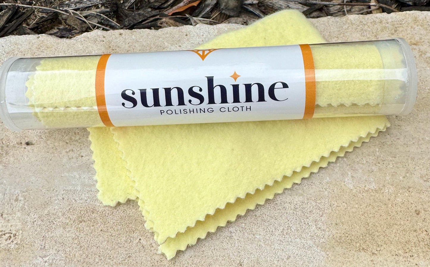 Large Sunshine jewelry polishing / cleaning cloth