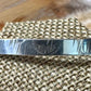 Angel wing stamped sterling silver hammered cuff bracelet