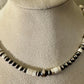Navajo Pearl and White Turquoise Necklace, Sterling Silver Gemstone Beaded Necklace, Turquoise Choker, Authentic Navajo Pearl Necklace