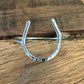 Horseshoe ring / 925 sterling silver handmade horseshoe ring
