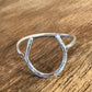 Horseshoe ring / 925 sterling silver handmade horseshoe ring