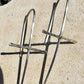 Handcrafted Sterling Silver Cross Earrings – Unique Seamless Design (20g or 18g Option)