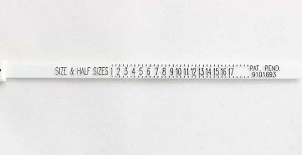 Ring sizer, ring gauge, adjustable ring sizing tool, ring ruler- 1-17 US