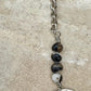 Indian head buffalo nickel keychain with white buffalo gemstone