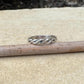 Sterling silver twist wire pattern ring band / twisted wire style ring band / handmade ring band