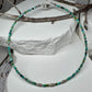 Turquoise sterling silver dainty ankle bracelet / ankle bracelet