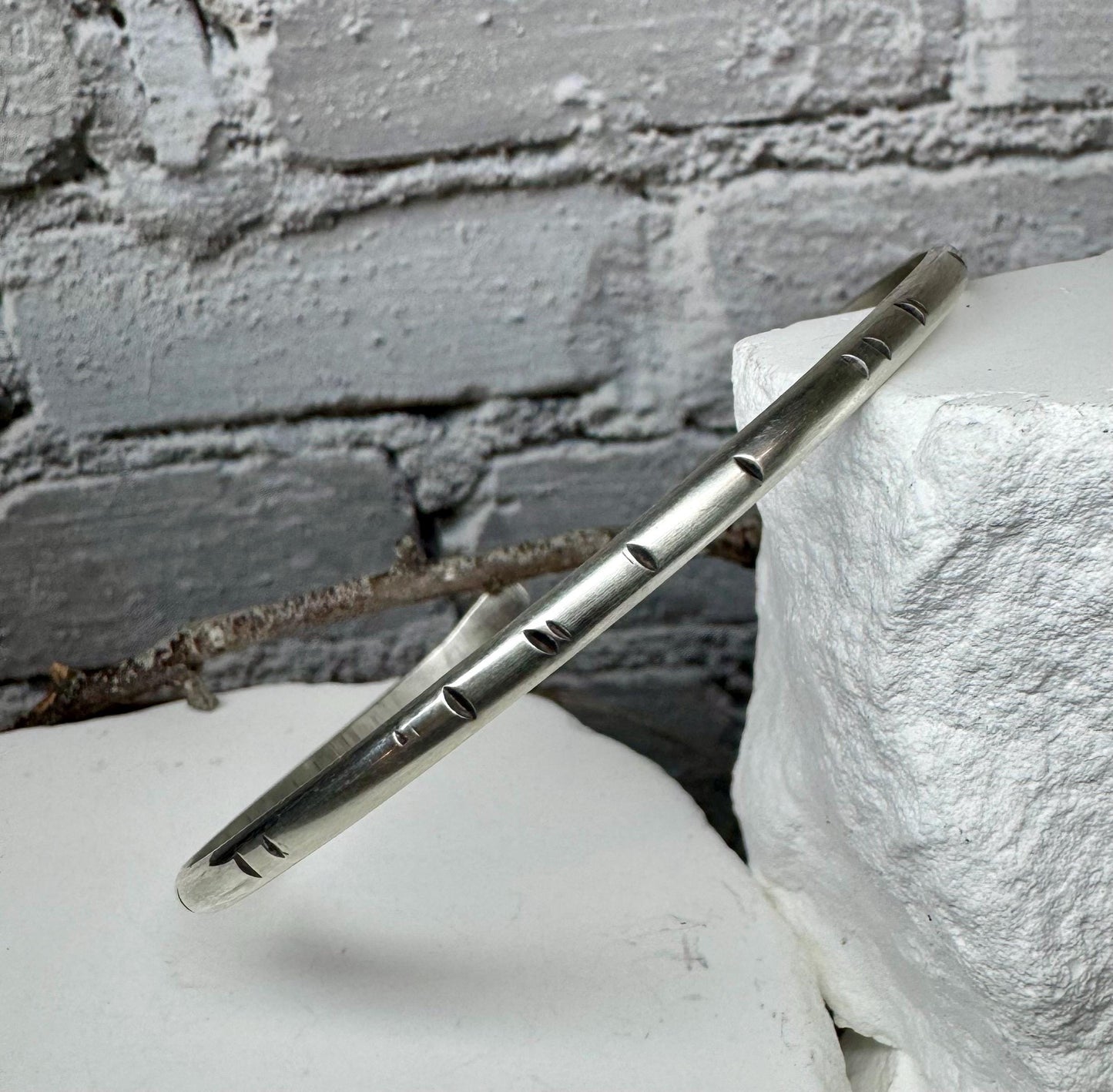 Sterling silver cuff bracelet