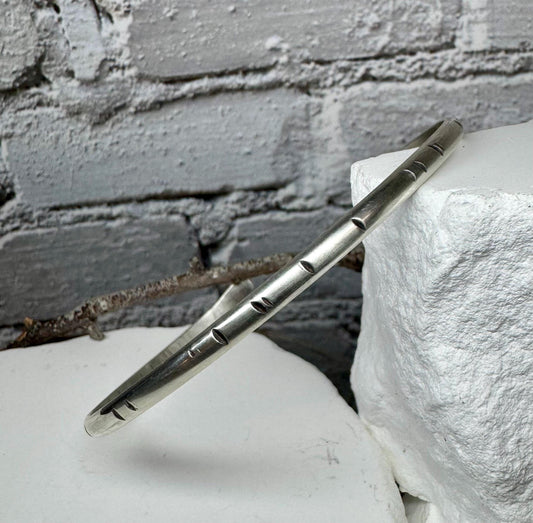 Sterling silver cuff bracelet