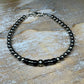 Navajo Pearl Bracelet with Black Onyx, Hematite Beaded Bracelet, Sterling Silver Bracelet, Gemstone Jewelry, Bracelet Gift