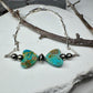 Navajo pearl and turquoise heart chain bracelet
