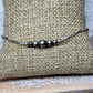 Navajo Pearl Ankle Bracelet, Bar Chain Anklet, Southwestern Style, Ankle Jewelry, Handmade Anklet