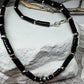 Navajo Pearl Black Onyx Necklace, Sterling Silver Gemstone Beaded Choker, Authentic Navajo Pearl Necklace, Necklace Jewelry Gift