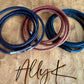 Multi leather wrap bracelet with bayonet closure/ wrap genuine leather bracelet