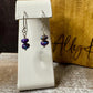 Spotted Mohave Purple Turquoise Earrings, Turquoise Jewelry, Gemstone Earrings, Purple Stone Earrings, Gift For Her