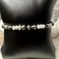 Navajo pearl bracelet with Mother of Pearl / sterling silver gemstone beaded bracelet