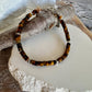 Tiger's eye sterling silver beaded / gemstone bracelet