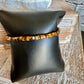 Tiger's eye sterling silver beaded / gemstone bracelet