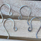 Modern French 20g front hook sterling silver ear wires / handmade ear wires / shiny or oxidized polished