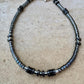 Hematite and Black Onyx Bracelet, Sterling Silver Beaded Bracelet, Gemstone Jewelry, Men's Bracelet, Gift for Him